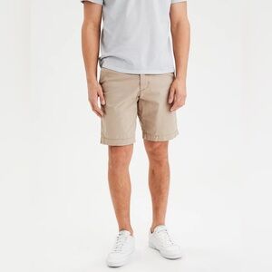 American Eagle Outfitters Tan Flat Front Shorts